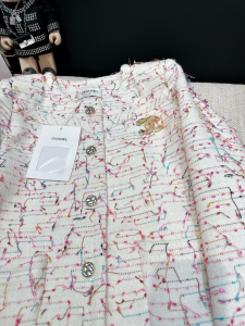 Chanel White Tweed Jacket