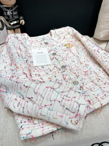 Chanel White Tweed Jacket