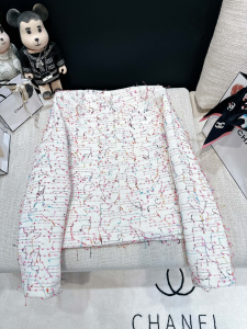Chanel White Tweed Jacket