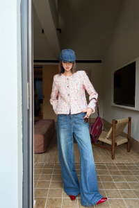 Chanel White Tweed Jacket