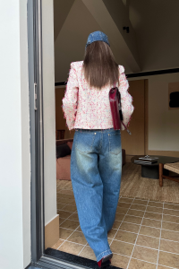 Chanel White Tweed Jacket