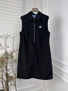 Prada Black Re Nylon Mini Dress