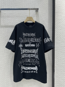 Balenciaga lunar new year long sleeve t shirt faded black white Balenciaga lunar new year long sleeve t shirt faded black white