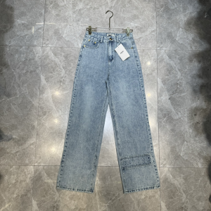 Celine logo Denim Blue Jeans Pants
