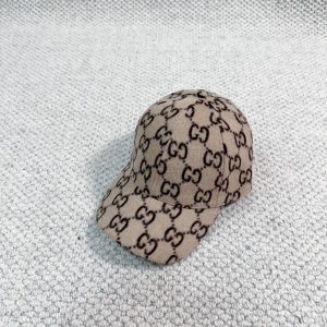 Gucci GG Wool Baseball Cap Hat Grey