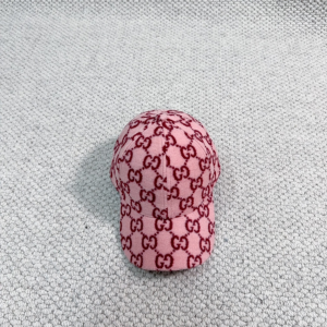 Gucci GG Wool Baseball Cap Hat Pink
