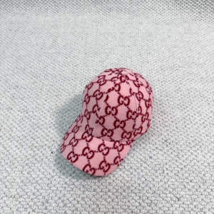 Gucci GG Wool Baseball Cap Hat Pink