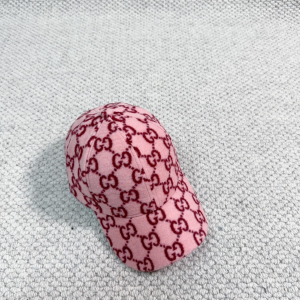 Gucci GG Wool Baseball Cap Hat Pink