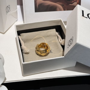 Loewe Gold Chunky Nest Rings