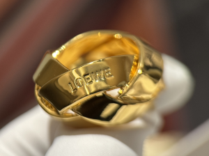 Loewe Gold Chunky Nest Rings