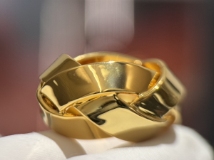 Loewe Gold Chunky Nest Rings