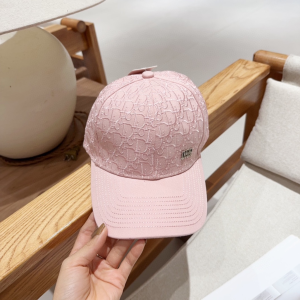 Dior Pink Dior Oblique Canvas Baseball Cap Hat Dior Pink Dior Oblique Canvas Baseball Cap Hat