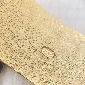 Chanel CC Logo Gold Metal Bracelets