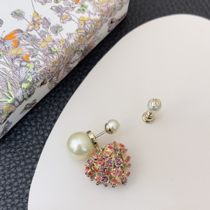 Dior Tribales Crystals Heart Earrings