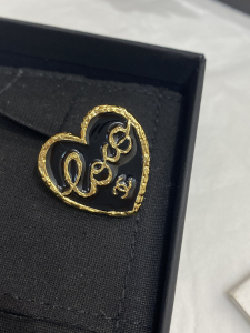 Chanel CC COCO Heart Brooch