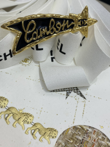 Chanel Comet CC Star Brooch