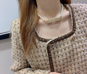 Chanel Pearls Choker Necklaces