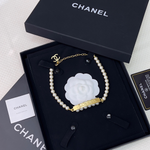 Chanel Pearls Choker Necklaces