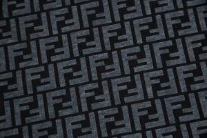 Fendi FF Zucca Black Cotton T Shirt