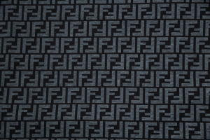 Fendi FF Zucca Black Cotton T Shirt