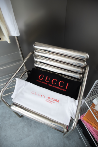 Gucci Ancora Black Cotton T Shirt