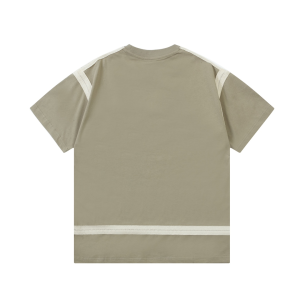 Loewe Anagram Khaki Cotton T Shirt
