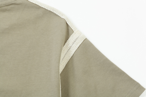 Loewe Anagram Khaki Cotton T Shirt