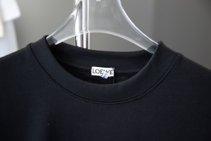 Loewe Relaxed Fit Black Cotton T Shirt