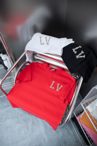 Louis Vuitton LV Red Cotton T Shirt