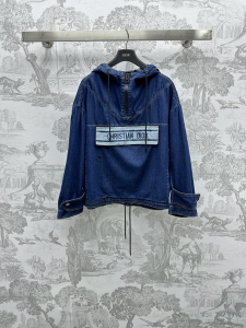 Dior Denim Blue Cotton Jacket