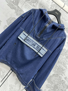 Dior Denim Blue Cotton Jacket