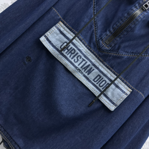 Dior Denim Blue Cotton Jacket