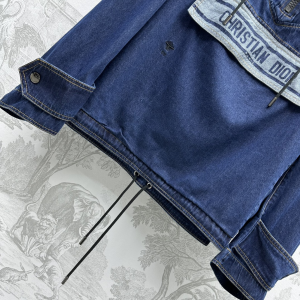 Dior Denim Blue Cotton Jacket