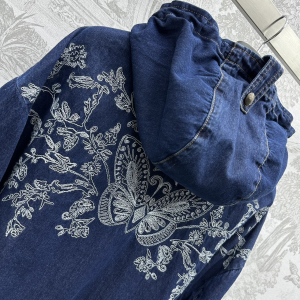 Dior Denim Blue Cotton Jacket