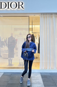 Dior Denim Blue Cotton Jacket