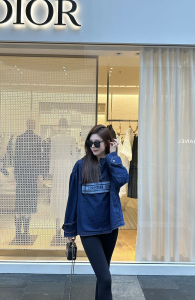 Dior Denim Blue Cotton Jacket