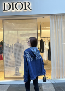 Dior Denim Blue Cotton Jacket