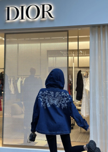 Dior Denim Blue Cotton Jacket