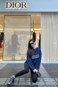 Dior Denim Blue Cotton Jacket