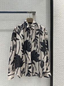 Brunello Cucinelli Ramage Floral Poplin Print Cotton Shirt Brunello Cucinelli Ramage Floral Poplin Print Cotton Shirt