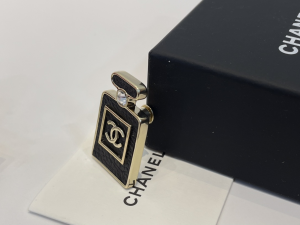 Chanel CC Logo Black Bottle Brooch