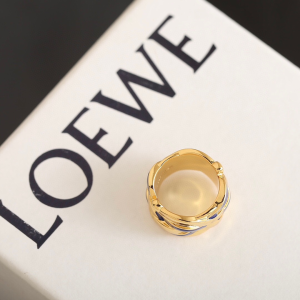 Loewe Nest Ring Gold Midnight Blue