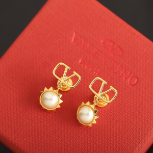 Valentino Vlogo Rockstud Drop Earrings