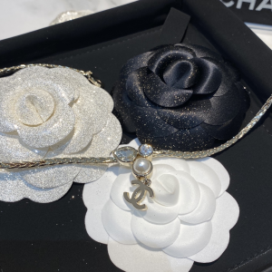 Chanel CC Diamonds Choker Necklaces
