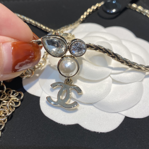 Chanel CC Diamonds Choker Necklaces