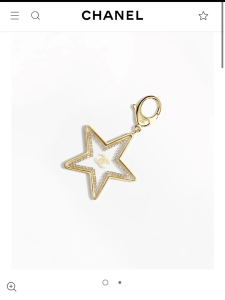 Chanel CC Logo Star Key Rings Gold