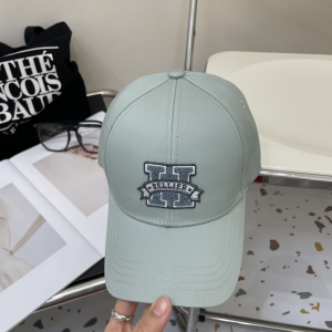 Hermes Sellier H Cotton Baseball Cap Hat Light Green Hermes Sellier H Cotton Baseball Cap Hat Light Green