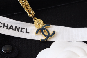 Chanel CC Logo Chain Pendant Necklaces