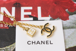 Chanel CC Logo Chain Pendant Necklaces