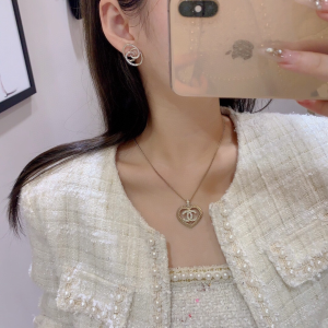 Chanel CC Logo Oval Earrings